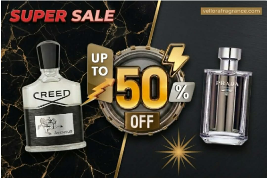 Super Sale — up to 50% off Creed Aventus and Prada L'Homme fragrances